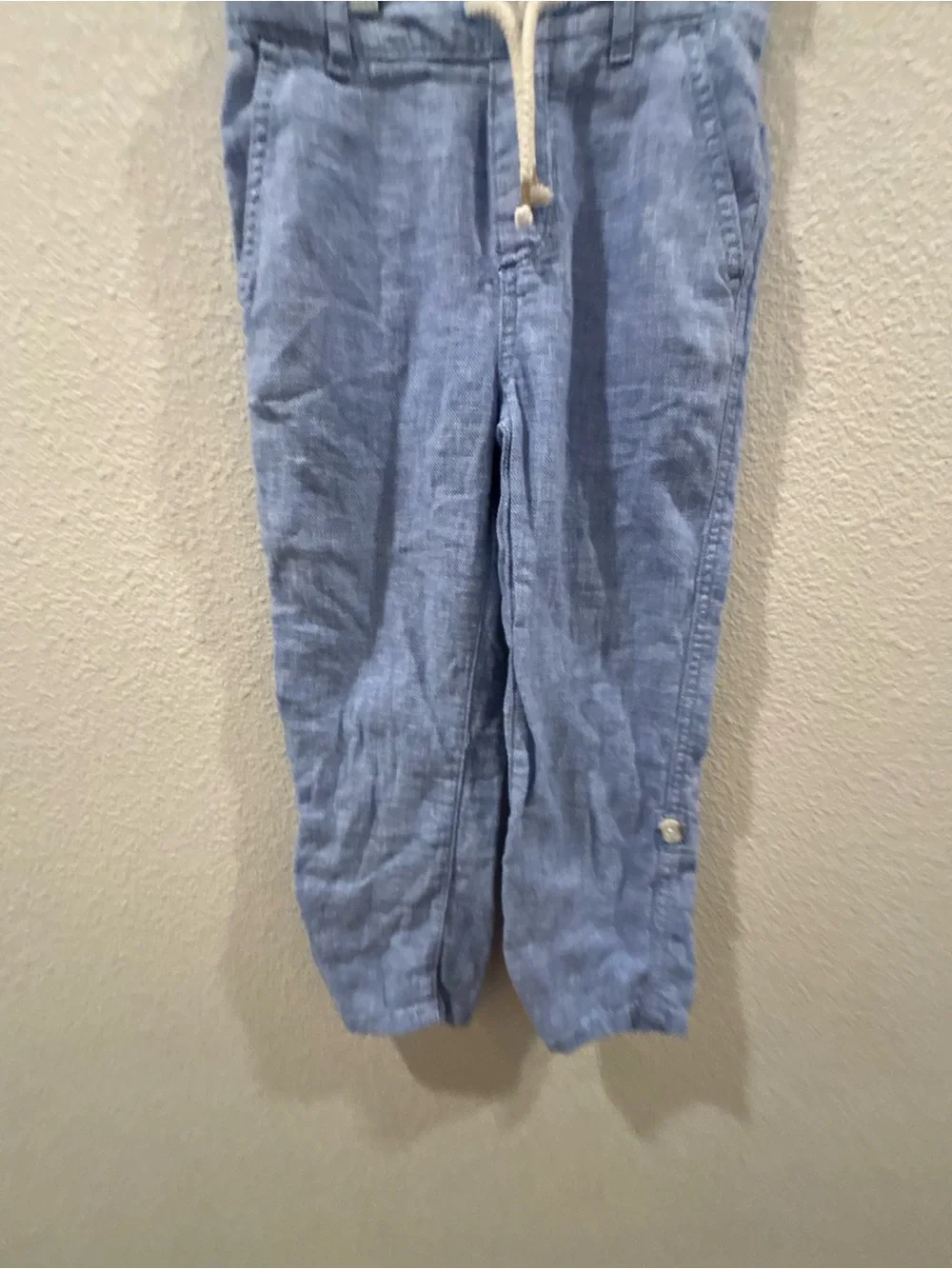 Gymboree Light Blue Drawstring Jogger Pants